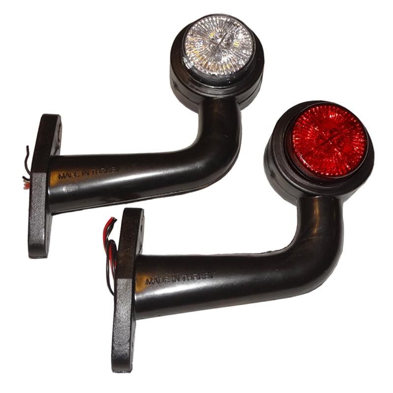 LED Габарит рогче 90° за камион, ремарке