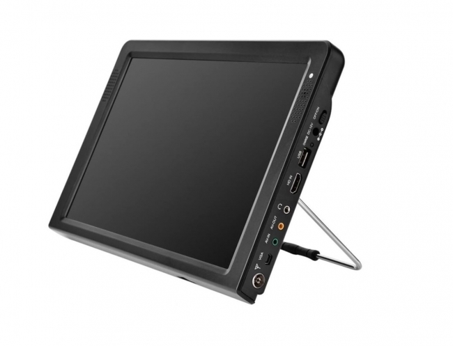Портативен телевизор с цифров тунер DVB-T2  D12 12 инча HDMI, ATV, PVR