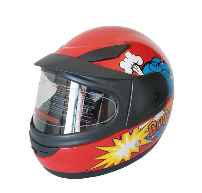 Детска каска червена 