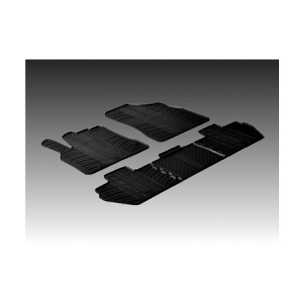 Гумени стелки Gledring за Citroen Berlingo / Peugeot Partner 5 части 2008+