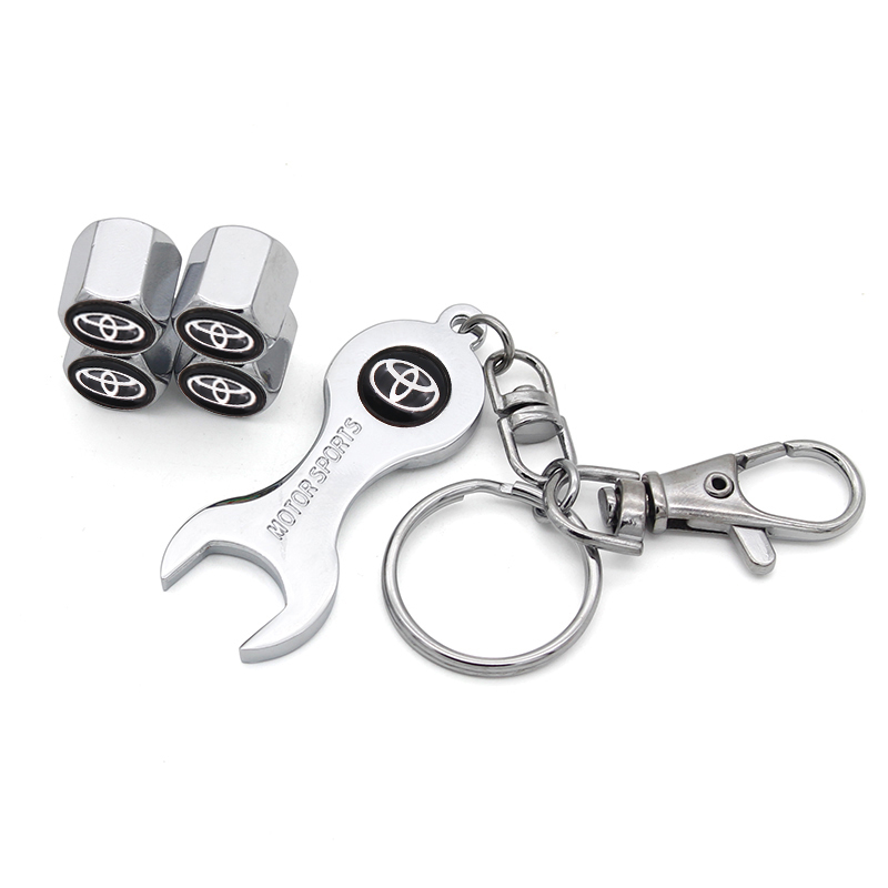 ИЗЧЕРПАН!Ключодържател и капачки за вентили TOYOTA