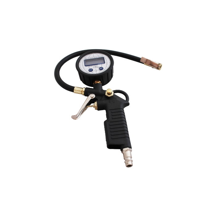 Пистолет с дигитален манометър за помпене на гуми