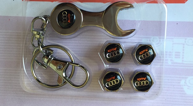 Ключодържател+капачки за винтили AUDI