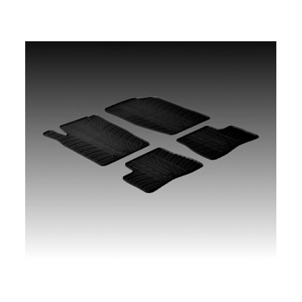Гумени стелки Gledring за Peugeot 206 98 / 206SW 02 / 206+09