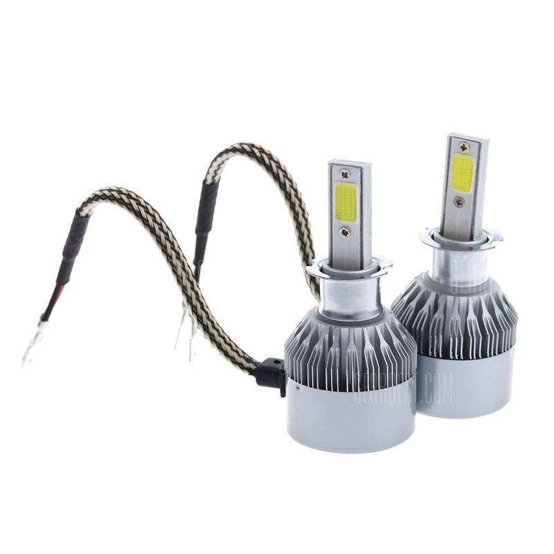 Комплект Автомобилни LED Крушки – C6 H3 – 72W/7600LM/6000K 