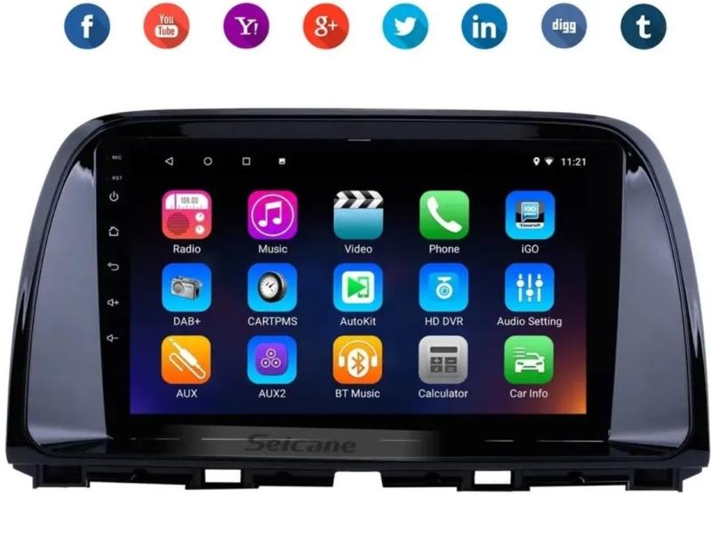 Мултимедия за Mazda CX-5 плеър с Екран 9” и Android Навигация