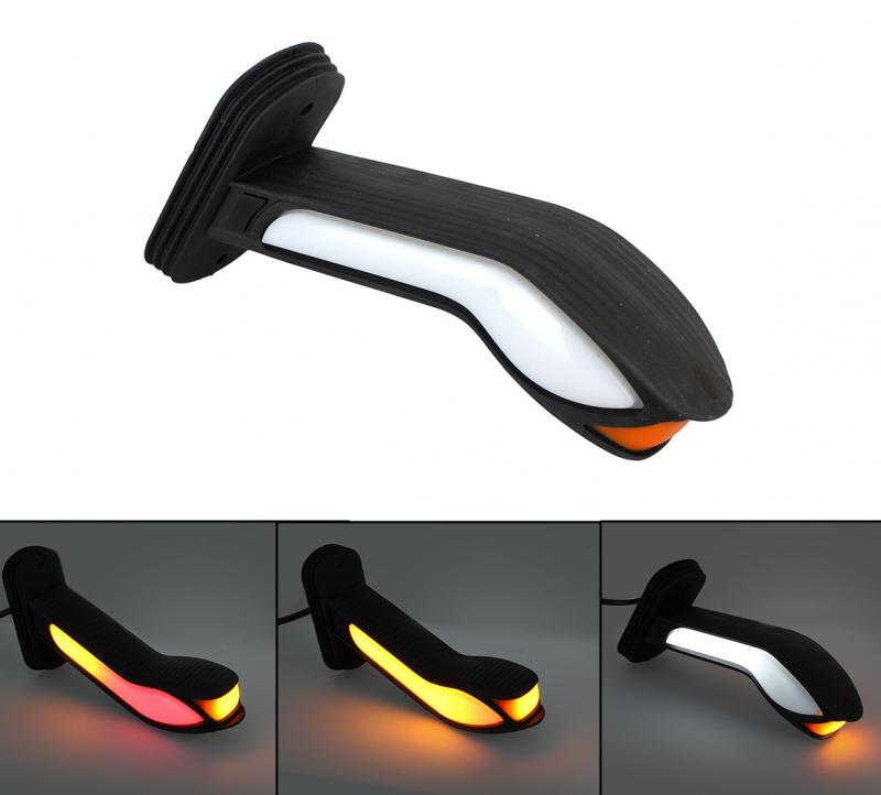 Габарит рогче NEON с динамичен мигач 24V 19см