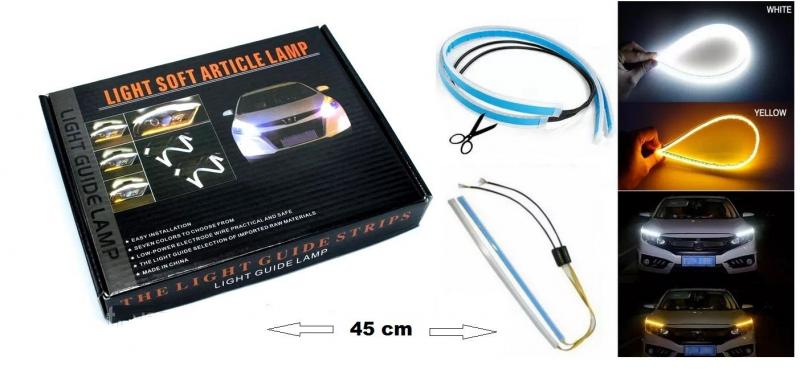 Лента Ангелско око с функция бягащ мигач 45 см 2бр комплект