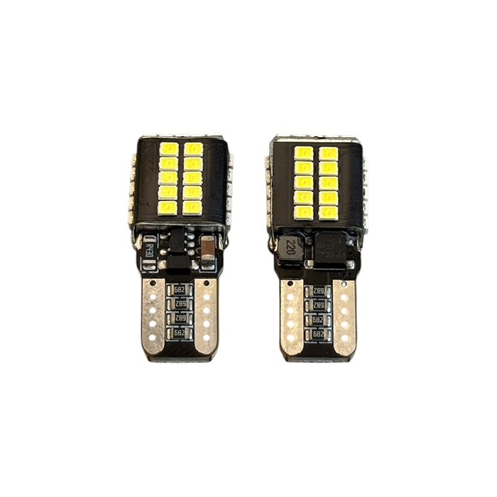 Диодни крушки T10 с 40 SMD диода – 6000K бяла светлина 