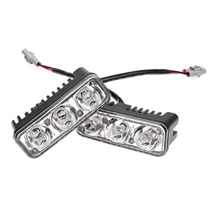 LED DRL Дневни светлини - 3 диода