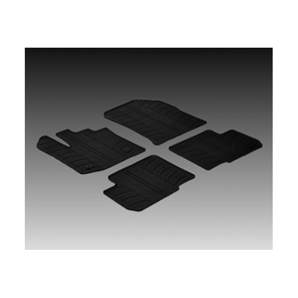 Гумени стелки Gledring за Dacia Sandero 12.2012 5 вр , Dacia Logan 2013 +