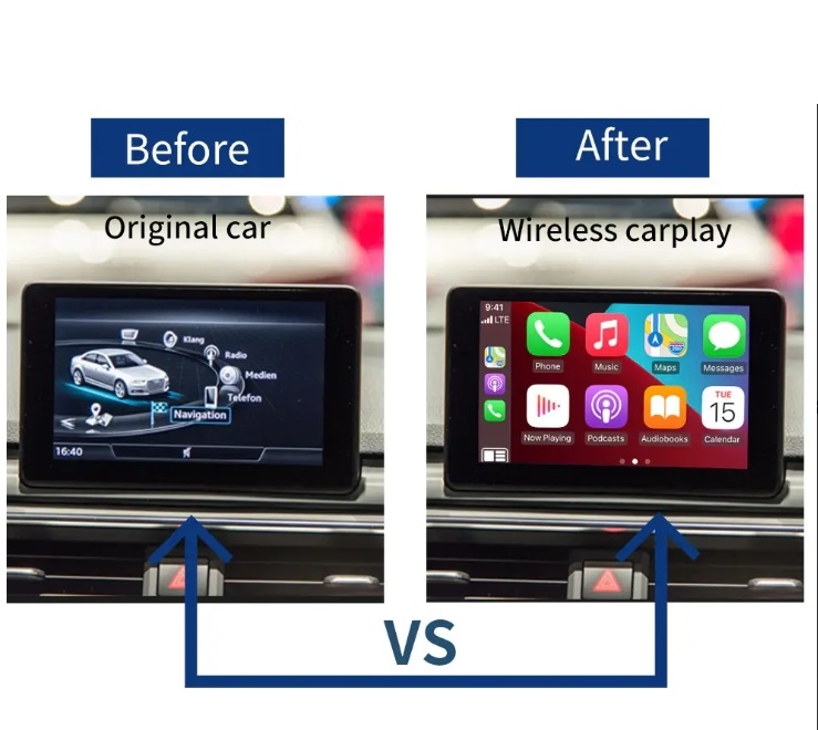 image_2 Wireless Apple CarPlay & Android Auto Интерфейс – Audi A8/A8L/S8 2010-2018