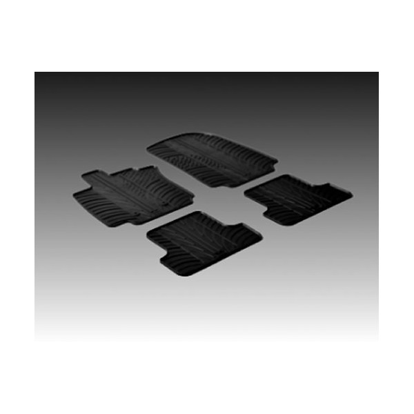    Гумени стелки Gledring за Renault Clio IV 2012 + 5D. Clio IV GT13 / Captur 2013 D
