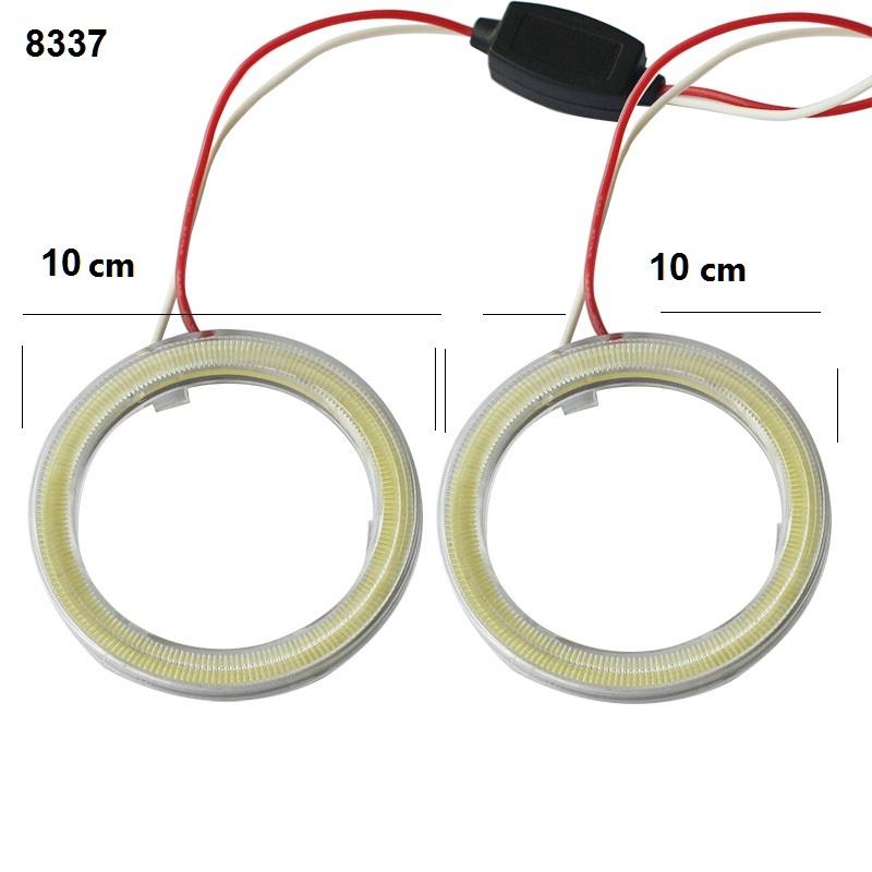 LED /дневна/ Ейнджъл-Ринг 10см. (2бр.) 