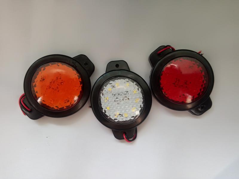 LED габарит червен/бял/оранжев