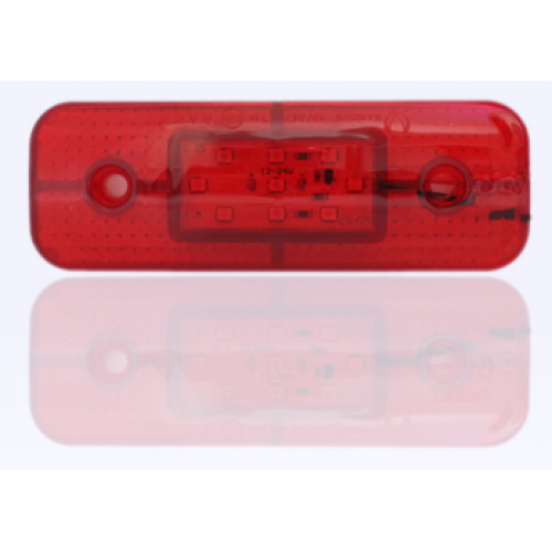 LED габарит 12/24V-червен