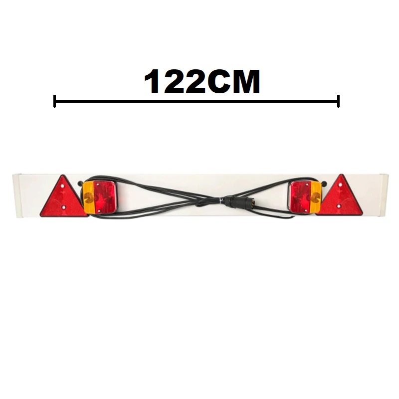 Заден борд за ремарке със стопове 122см