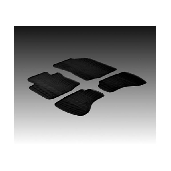 Гумени стелки Gledring за Peugeot 107 / Citroen C1 / Toyota Aygo 2005 -2009