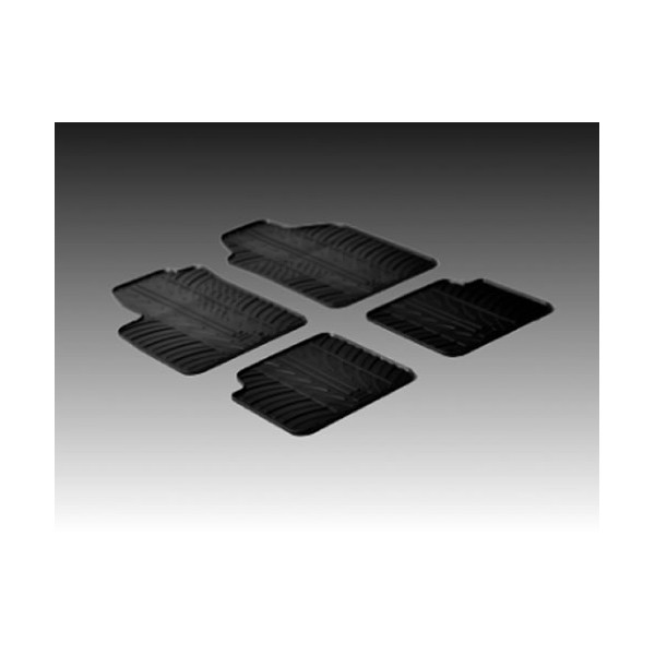 Гумени стелки Gledring за Jeep Renegade 02.2015 / Fiat 500X