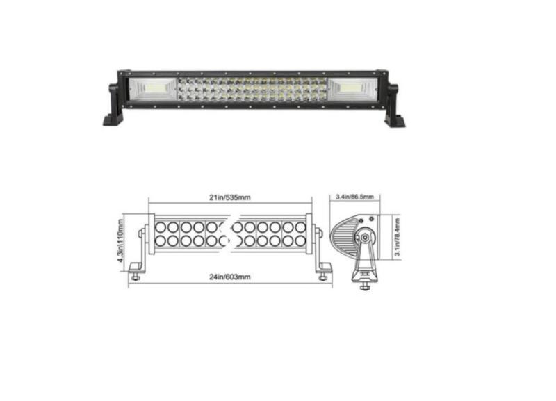 image_4 55 СМ 276W Мощен 7D 7Д Led Bar Лед Диоден Бар Фар Прожектор 12V 24V