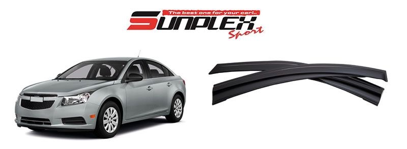ветробрани Sunplex за Chevrolet Cruze sedan 08-16г 
