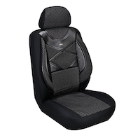 Комплект калъфи за седалки за кола ,тапицерия за предни и задни седалки ,Пълен комплект 8 части, Черни